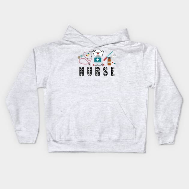 Nurse Kids Hoodie by Designoholic